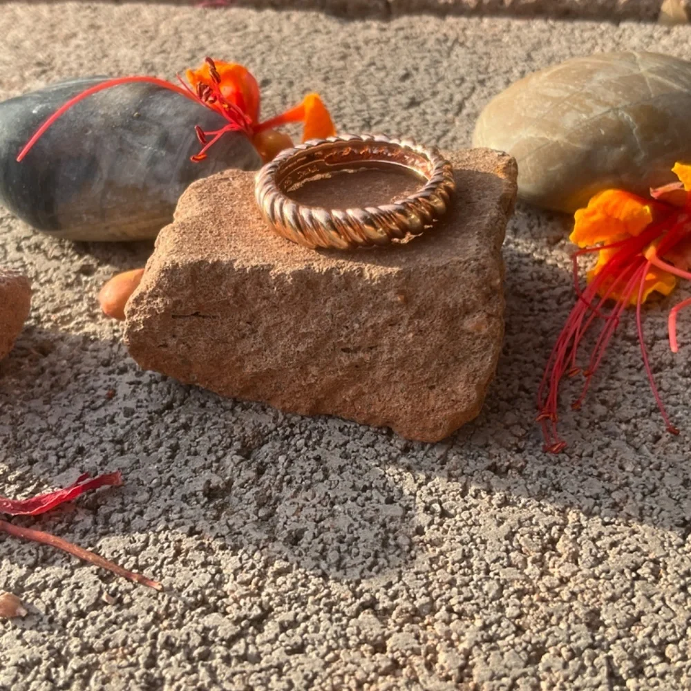 925 Silver Rosegold Sterling Ring